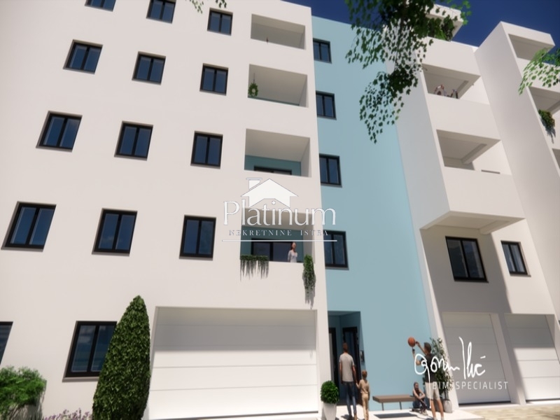 Istra, Pula, jednosoban stan, 1.kat, NOVO