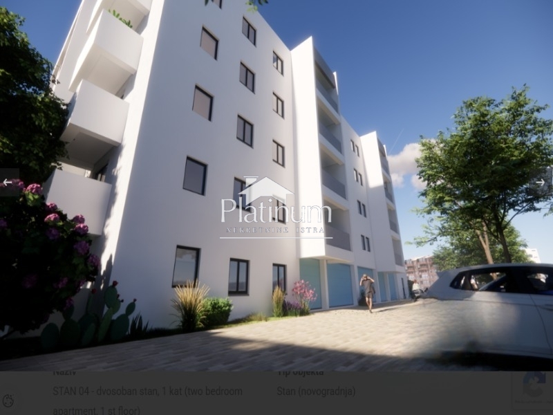 Istra, Pula, enosobno stanovanje, 1. nadstropje, NOVO