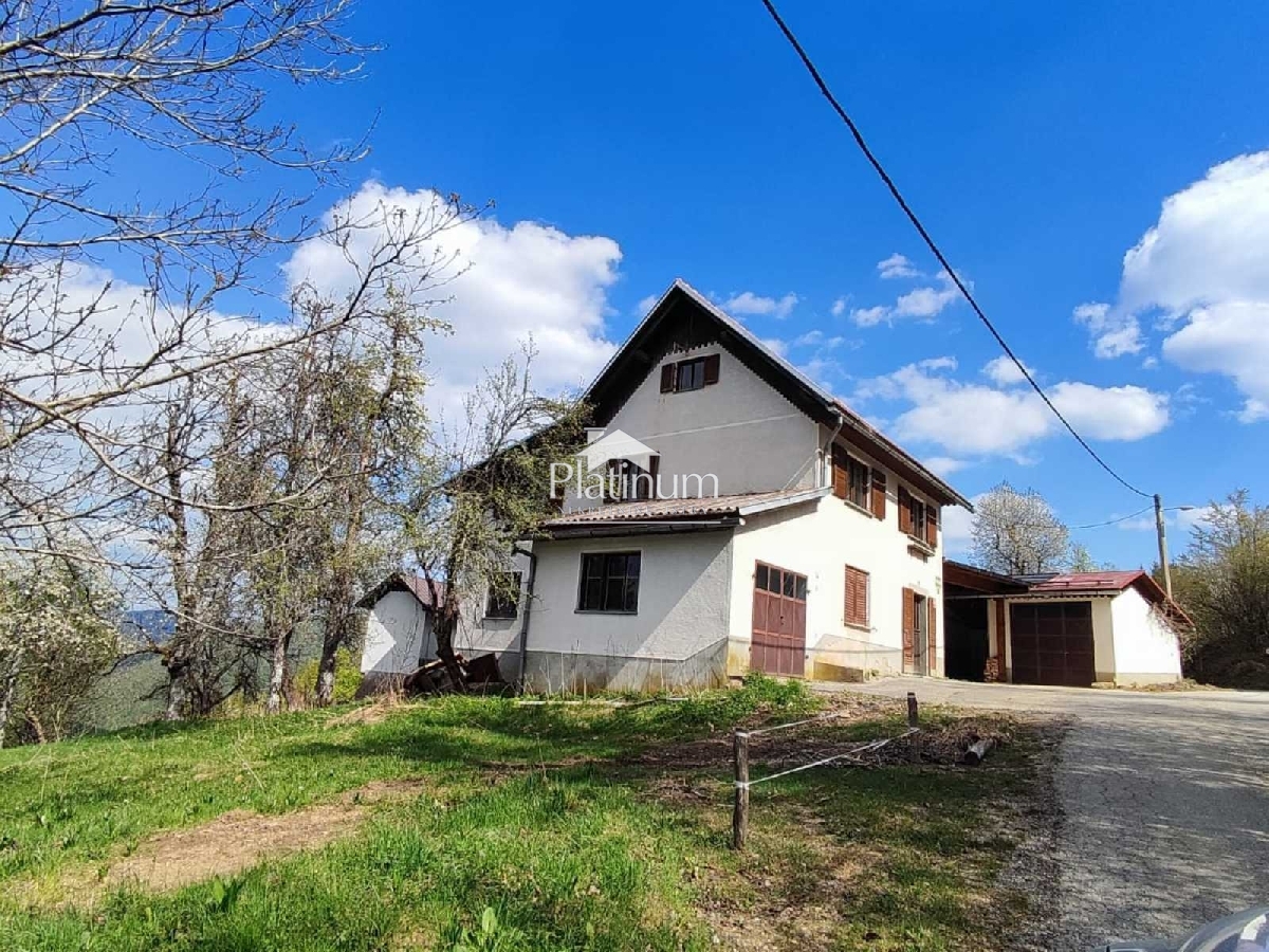 Gorski kotar, Gerovo house surrounded by greenery