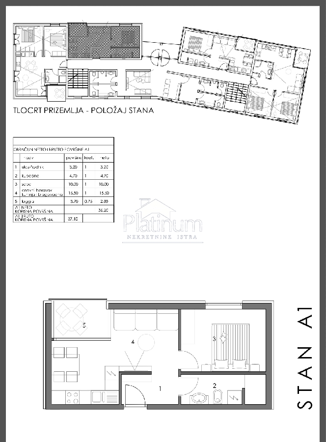 Istria, Medulin apartments in new building with parking space