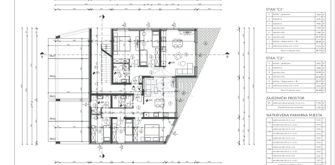 Istra,Peroj apartman u prizemlju s dvije sobe