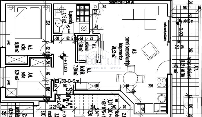 Istra, okolica Fažane, dvosobni apartmani