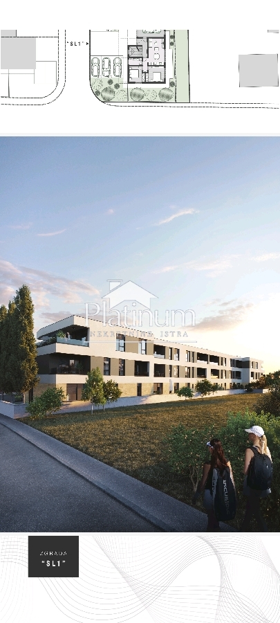 Istra,Pula i okolica stan na prvom katu u izgradnji