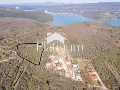 Building land Rakalj with a beautiful panoramic view of the sea