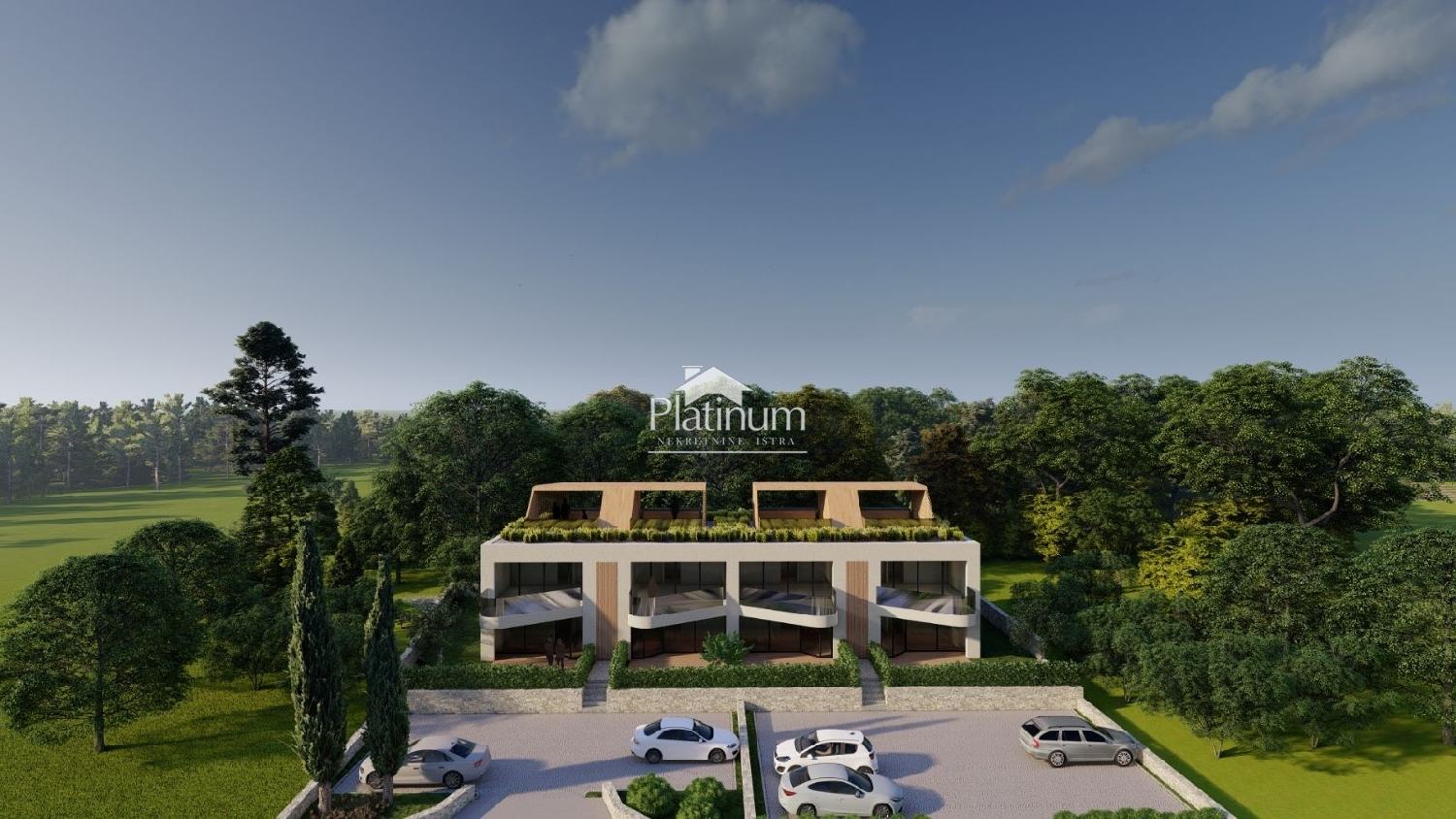 Luxury apartment under construction, Tar, 1600 m from the sea