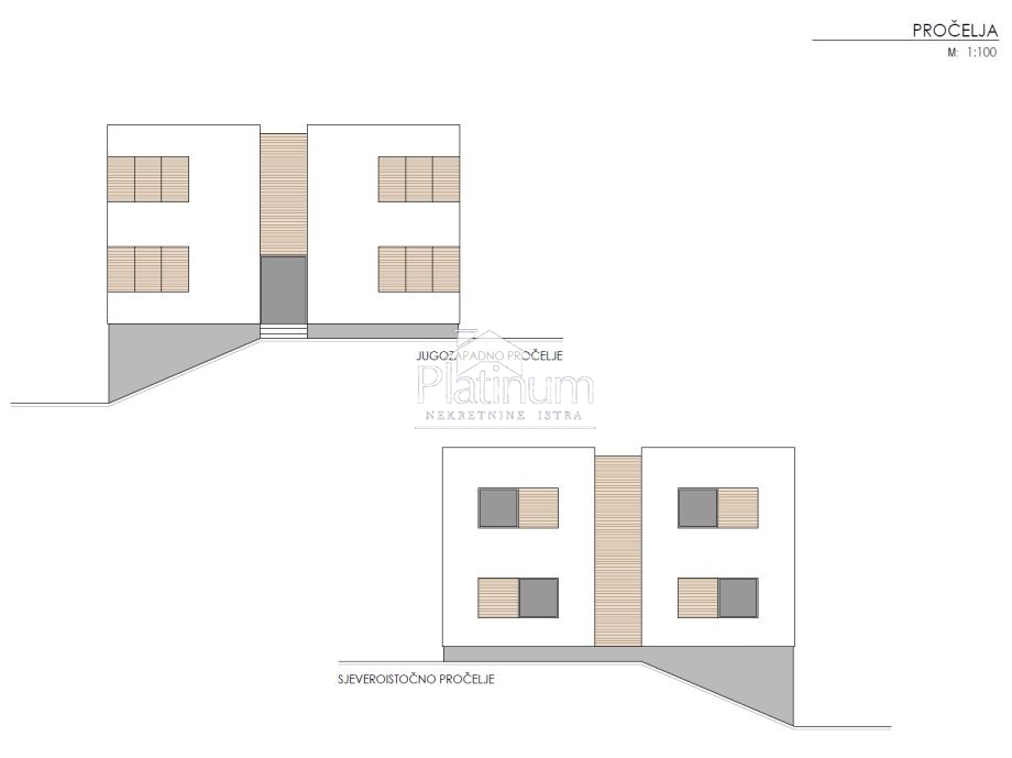 Istra , okolica Pule, zemljišče s projektom in gradbenim dovoljenjem