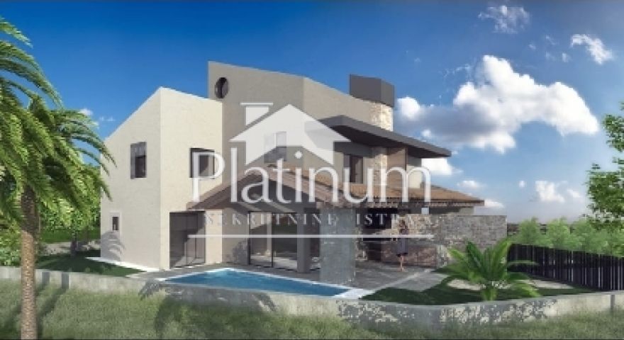ISTRA PULA DINTORNI, SUPERBA CASA CON PISCINA IN COSTRUZIONE, TOP