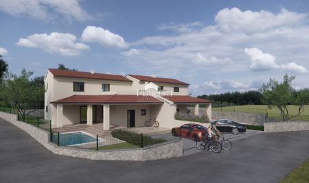 Istra,Krnica građevinsko zemljište s projektom i građevinskom dozvolom