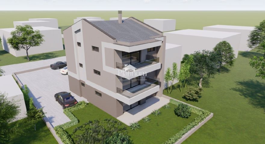 Istria, zona Fasana, appartamento con due camere da letto in costruzione