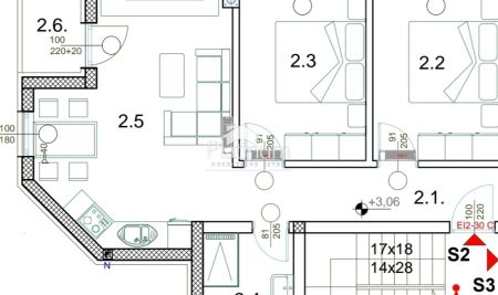 VALDEBEK, NUOVO APPARTAMENTO IN COSTRUZIONE 1 PIANO, PARCHEGGIO 2 CAMERE DA LETTO