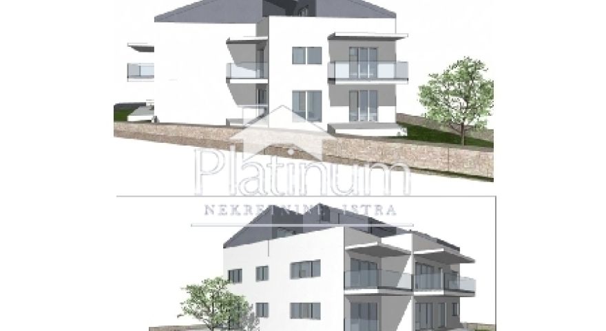 Istra, Rovigno appartamento in costruzione al primo piano con mansarda