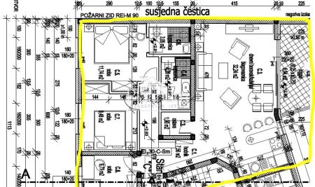 Istra, općina Fažana, trosobni stanovi u započetoj gradnji