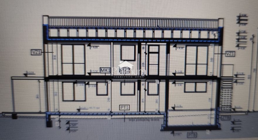 Istria, terreno edificabile a Batvači con progetto per una casa con piscina Istria, terreno edificabile a Batvači con progetto per una casa con piscina