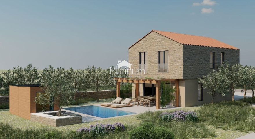 Istra, Štokovci, građevinsko zemljište 550 m2, projekt, dozvola Istra, Štokovci, građevinsko zemljište 550 m2, projekt, dozvola