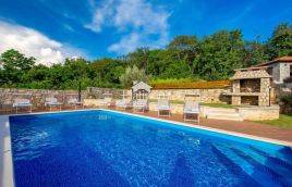 Istrien, Umgebung von Tinjan, schönes rustikales Haus mit Pool