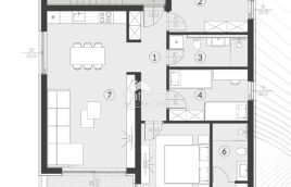 Istra, općina Fažana, trosobni stanovi u započetoj gradnji