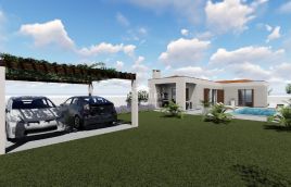 Villa under construction in central Istria