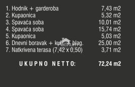 Istra, općina Fažana,komforni stan s dvije spavaće sobe