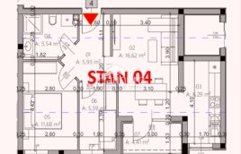 Istra, Pula, dvosoban stan na 1.katu, NOVO