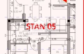 Istra, Pula, dvosoban stan na 1.katu, NOVO