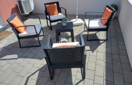 Istria, Pula, fantastic furnished one-room apartment on the ground floor