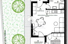 Istra, Pula, stan u prizemlju  s jednom spavaćom sobom i vrtom