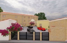 Villa in pietra in costruzione