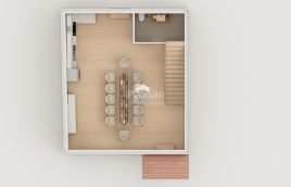 Villa in pietra in costruzione