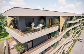 Stoja, Pula - novi projekt zgrade sa 39 stanova različite kvadrature - pogled na more