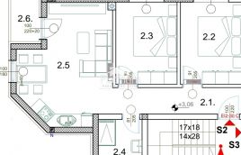 VALDEBEK, NEW APARTMENT UNDER CONSTRUCTION, 1 FLOOR, PARKING 2 ROOMS
